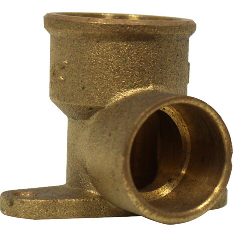Coude femelle avec base de fixation 472 GCU 3/4'' (20/27) - Cuivre Ø22 - Arcanaute (1/5)