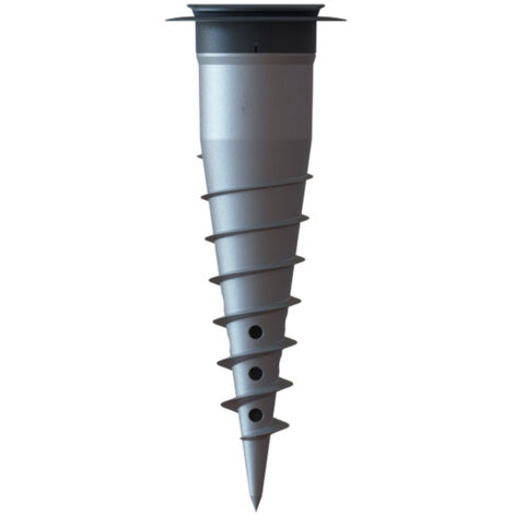 Base d'ancrage aluminium à visser ou sceller – Fixation béton – Matériaux anti-UV – Pour équipements de plein air – Gard&Rock