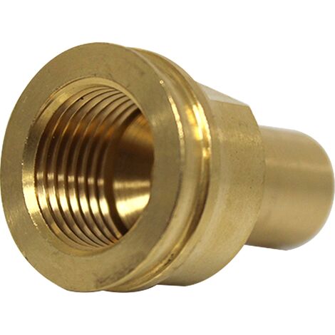 Applique laiton pour robinet (non inclus) de jardin APLIC'EASY - tube cuivre Ø14 Femelle ou Ø16 Mâle - Anquier