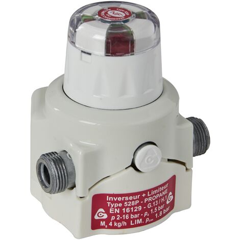 Favex – Inverseur gaz automatique NF – Débit 4kg/h – Pression 1,5bar – Raccords mâle M20x150 – Homologation NF