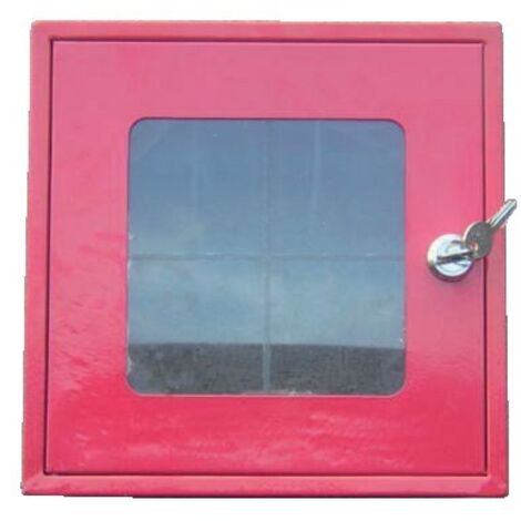 Coffret sous verre dormant pour vanne barrage gaz ou sécurité - 600x600x300 - Thermador