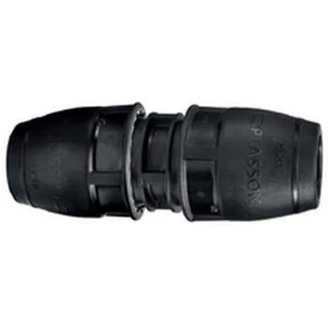 Plasson – Manchon de réparation universelle URC 24-28 mm – Raccord PE en polypropylène – Pression PN16 à 20°C – Joint torique XXL pour étanchéité