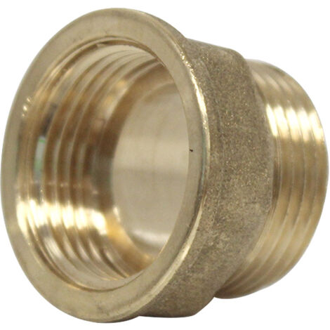 Lot de 10 mamelons à visser laiton M 12 x 17 pour tube en cuivre