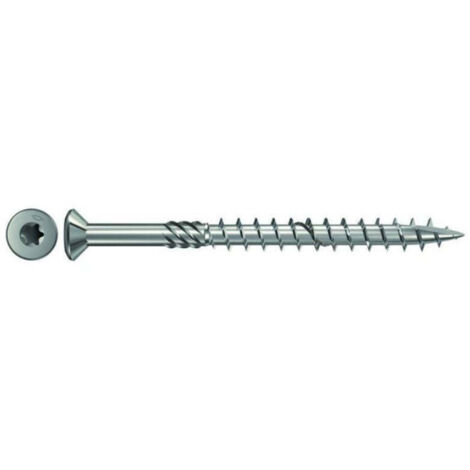 200 vis inox A2 TX Ø5 x 50 mm filetage partiel pour terrasse en bois - Fischer (1/6)