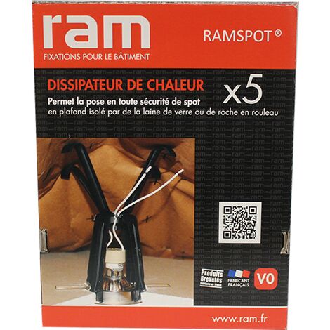 5 RAMSPOT dissipateur de chaleur pour spot encastré