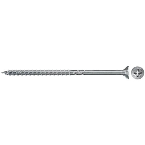 300 Vis VBA tête fraisée Power-Fast PZ2 Ø3,5 x 40 mm filetage partiel - Fischer