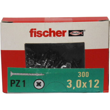 Vis Fast 300 Vis VBA tête fraisée Power-Fast PZ1 Ø3 x 12 mm - Filetage total ...