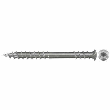 200 vis inox A2 TX Ø5,5 x 50 mm filetage partiel pour terrasse en bois - Fischer (1/3)