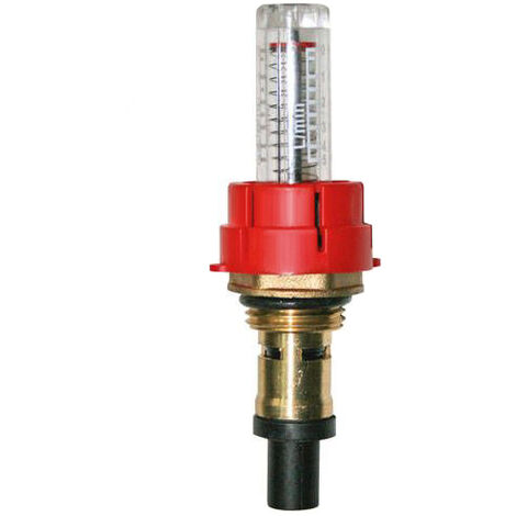 Somatherm – Débimètre pour collecteur PCBT 2 sorties – Laiton chromé et inox – Mesure débit plomberie – Gestion efficace de l'eau (1/2)