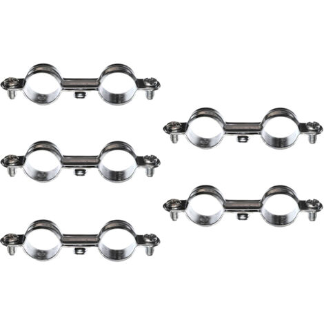 Sachet de 5 colliers métalliques acier double Ø28 - RAM (1/2)