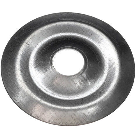 10 Rosaces métalliques plates diamètre 32 mm - RAM