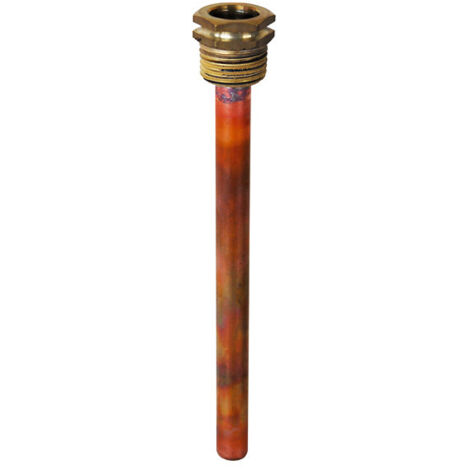 Doigt de gant cuivre Mâle 1/2" (15/21) - Longueur 197 mm - Ø7x8 - Thermador