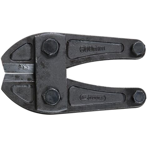 Ks Tools – Mâchoire de rechange pour coupe-boulons 600 mm – Acier spécial pour performance optimale – Lot de 2 boulons inclus