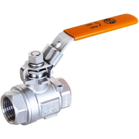 Vanne à sphère INOX SOLAIRE Femelle/Femelle 3/4" (20/27) PN63 - Sferaco