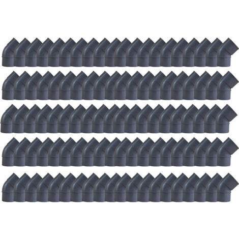 100 coudes PVC 45° Mâle/Femelle Ø50 - First Plast (1/5)