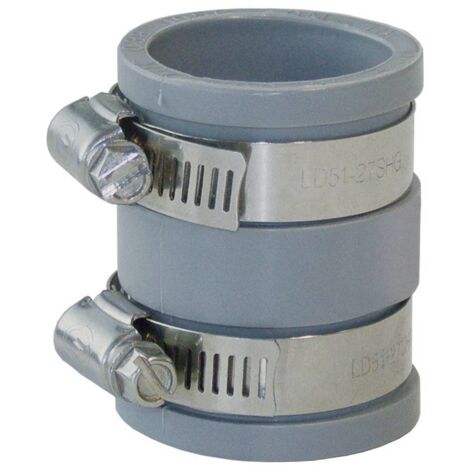 Raccord d'attente droit multi-matériaux Ø30 à 38 mm - First Plast (1/3)