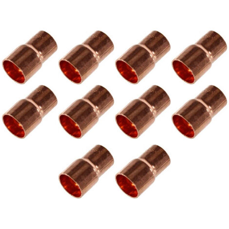 Lot de 10 réductions Cuivre NF Mâle Femelle Ø18-14 (1/2)