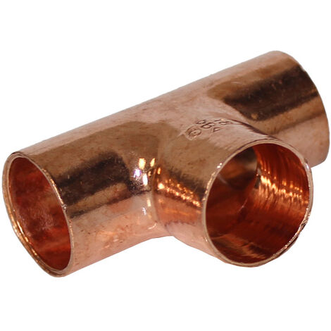 Coude 90 Degrès à Souder En Cuivre - Petit Rayon - Mâle / Femelle - Diamètre 18 Mm - Sachet De 10