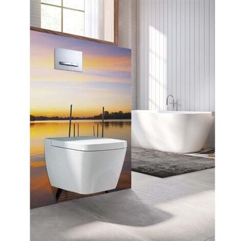 Panneau mural Decofast - Autour du Monde - pour habillage Bâti-support - 1500 x 1200 x 3 mm - Aurore - Lazer (1/2)