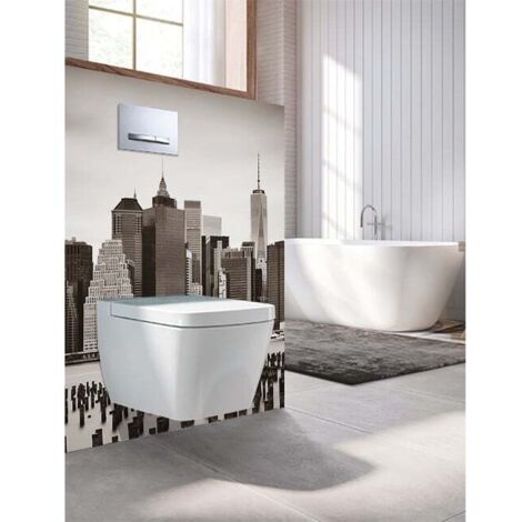 Panneau mural Decofast - Autour du Monde - pour habillage Bâti-support - 1500 x 1200 x 3 mm - East River - Lazer (1/2)