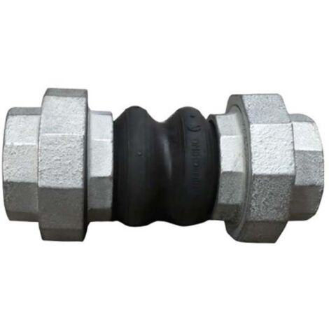 Compensateur de dilatation EPDM PN16 - A raccords-unions fonte 1/2" (15/21) - Sferaco