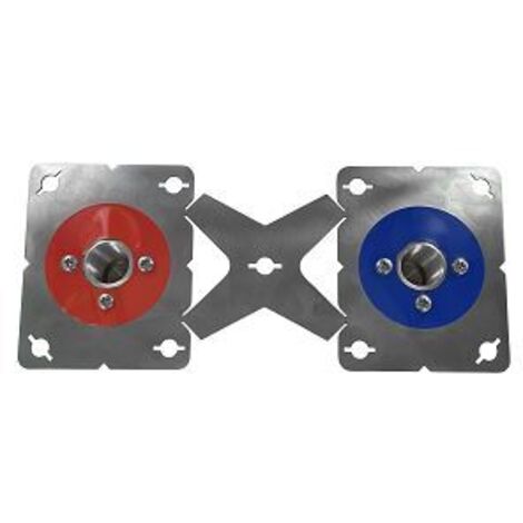 RAM – Kit robinetterie multi 16 sertir – Raccordement solide pour tube PER, multicouches ou cuivre – Pour installation sur plaque de plâtre