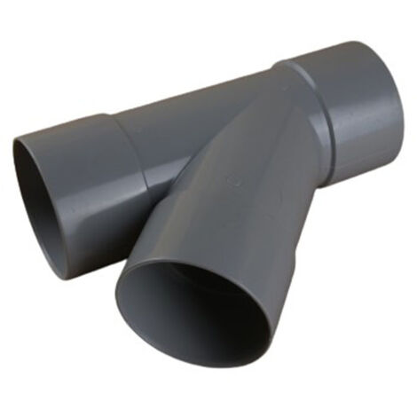 First Plast - Culotte PVC 67°30 Femelle/Femelle Diamètre 100 - Raccord Pour évacuation D'eaux Et Réseaux Sanitaires