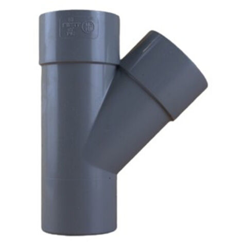 Culotte PVC 45° Mâle Femelle Ø63 - First Plast (1/5)