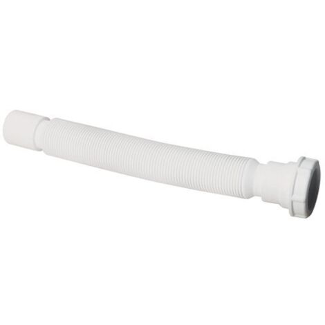 Somatherm – Flexible évacuation extensible Ø32 Mâle Femelle – Longueur 0,34 à 0,80 m – Compatible siphons standard et tubes PVC 32 mm