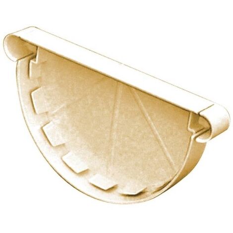 Fond de gouttière PVC 33 - sable - First Plast (1/6)