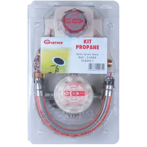 KIT PROPANE CLASSE 1 LYRE INOX (6kg/h - 37mn) (1/3)