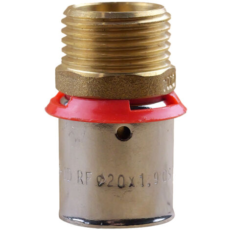 Raccord PER à sertir Ø20x1,9 - Mâle 1/2" (15/21) - IBP Bänninger