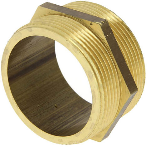Mamelon Laiton Égal mâle/mâle 2" (50/60) - Joint Plat - Arcanaute (1/5)