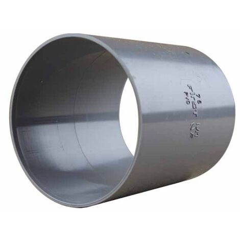 Manchon lisse femelle femelle PVC Ø75 - First Plast (1/3)