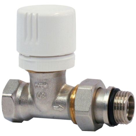 Robinet thermostatisable corps droit Femelle 3/4" (20/27) - Somatherm