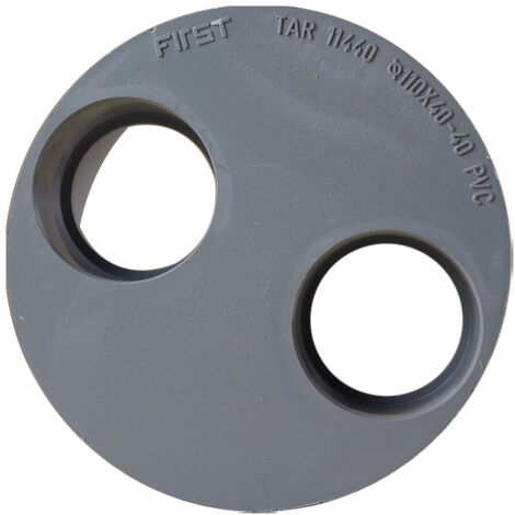 Raccord PVC Réduction 125/40 First Plast - Tampon Mâle Femelle Pour Évacuation Eaux
