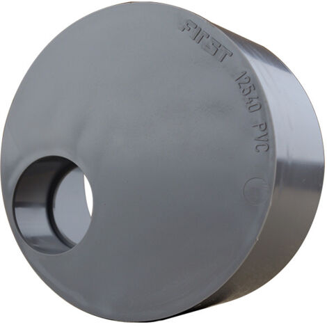 First Plast – Tampon de réduction PVC mâle femelle 125/40 – Raccord à coller pour évacuation des eaux – Taux d'expansion supérieur à 800%