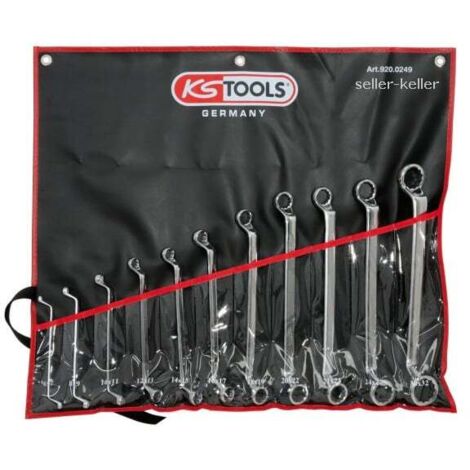 Trousse de 11 clés polygonales contre-coudées