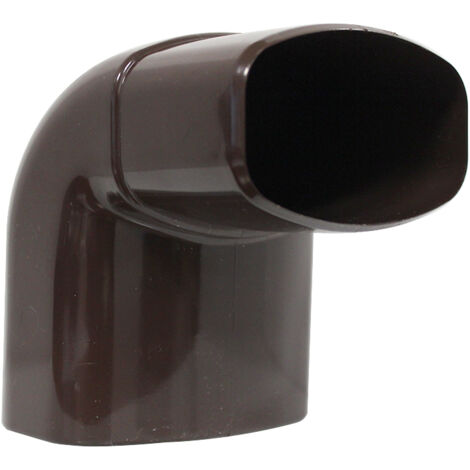 Coude PVC 87°30 MF pour tube BEST Ø92x57 - marron - First Plast (1/3)