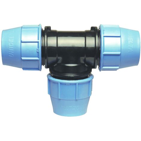 Raccord plastique Té égal pour tube PE Ø32 mm