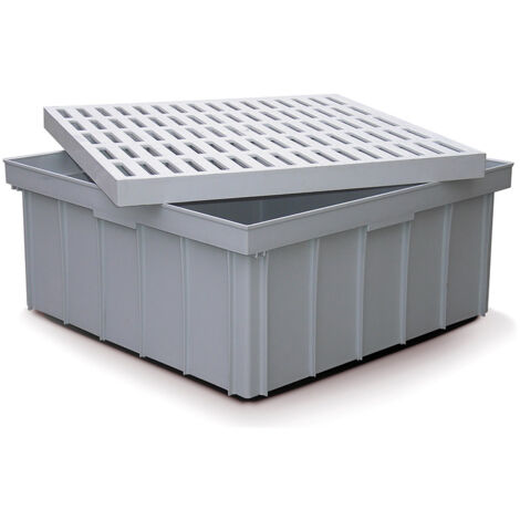First Plast – Réhausse pour regard en polypropylène 550 x 550 mm – Hauteur 233 mm – Solution durable pour drainage et assainissement - PP 550 X