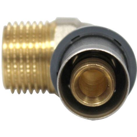 Raccord multicouche à sertir TH - Coude Mâle 1/2" (15/21) - Ø16x2,0 - Arcanaute