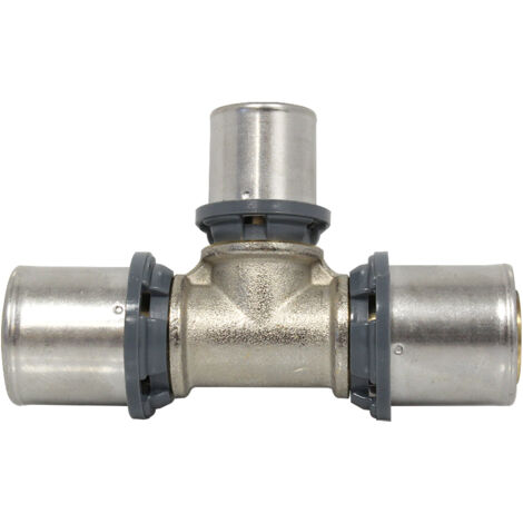 Raccord multicouche à sertir TH - Té inégal Ø26x3,0 - Ø20x2,0 - Ø26x3,0 - Arcanaute (1/4)