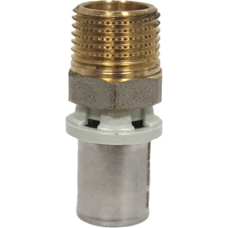 Raccord multicouche à sertir TH - Droit Mâle 1/2" (15/21) - Ø16x2,0 - Arcanaute