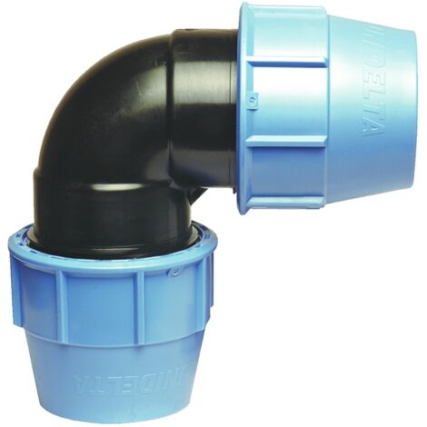 Raccord plastique coudé égal pour tube PE Ø40 mm