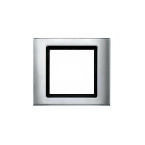 Plaque de finition standard Aquadesign - 1 poste - aluminium - Schneider Electric - MTN400160