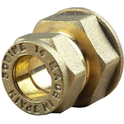 Raccord bicône droit Femelle 3/4" (20/27)-Cuivre 14 (1/3)