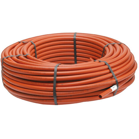 100m Tube PER NU Rouge "SOMATHERM" Ø16