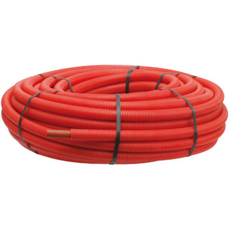 100 m tube PER pré-gainé rouge Ø12 - Somatherm