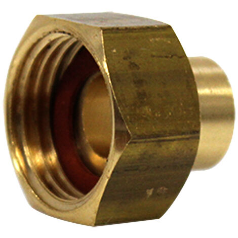 Raccord droit 2 pièces 359 GCU femelle 1/2" (15/21) - Tube Cuivre Ø12 - Arcanaute (1/4)